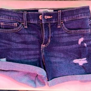 abercrombie kids jean shorts